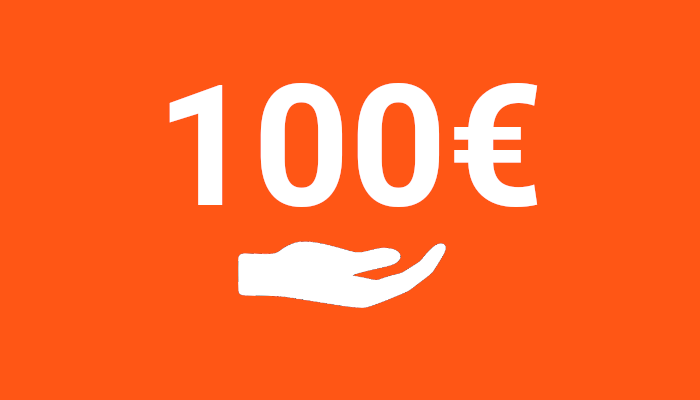 Je donne 100€