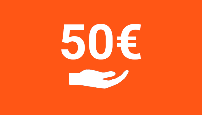 Je donne 50€