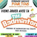 Tournoi caritatif "Tim'Badminton"